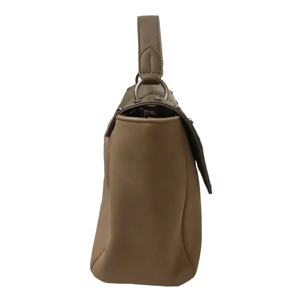 Universal Threads Brown Top Handle Handbag 12x9 Faux Leather Satchel‎
